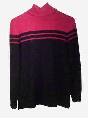 Red and Black Striped Sweater